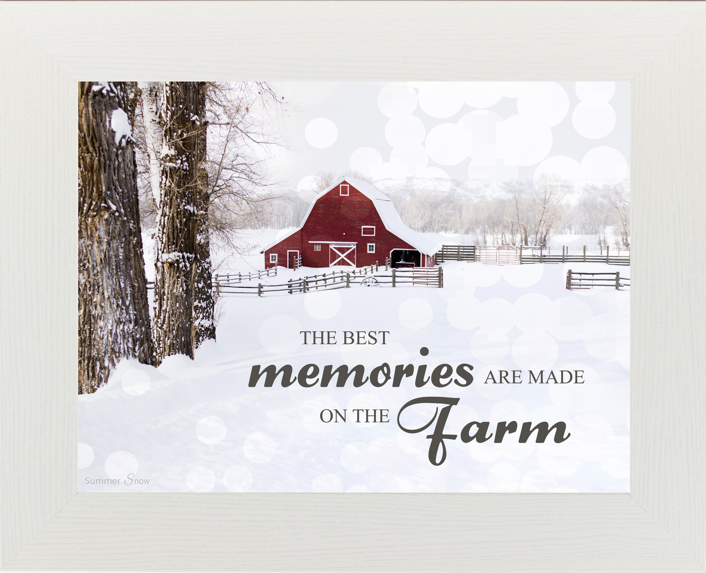 The Best Memories are Made on the Farm SSA124 - Summer Snow Art