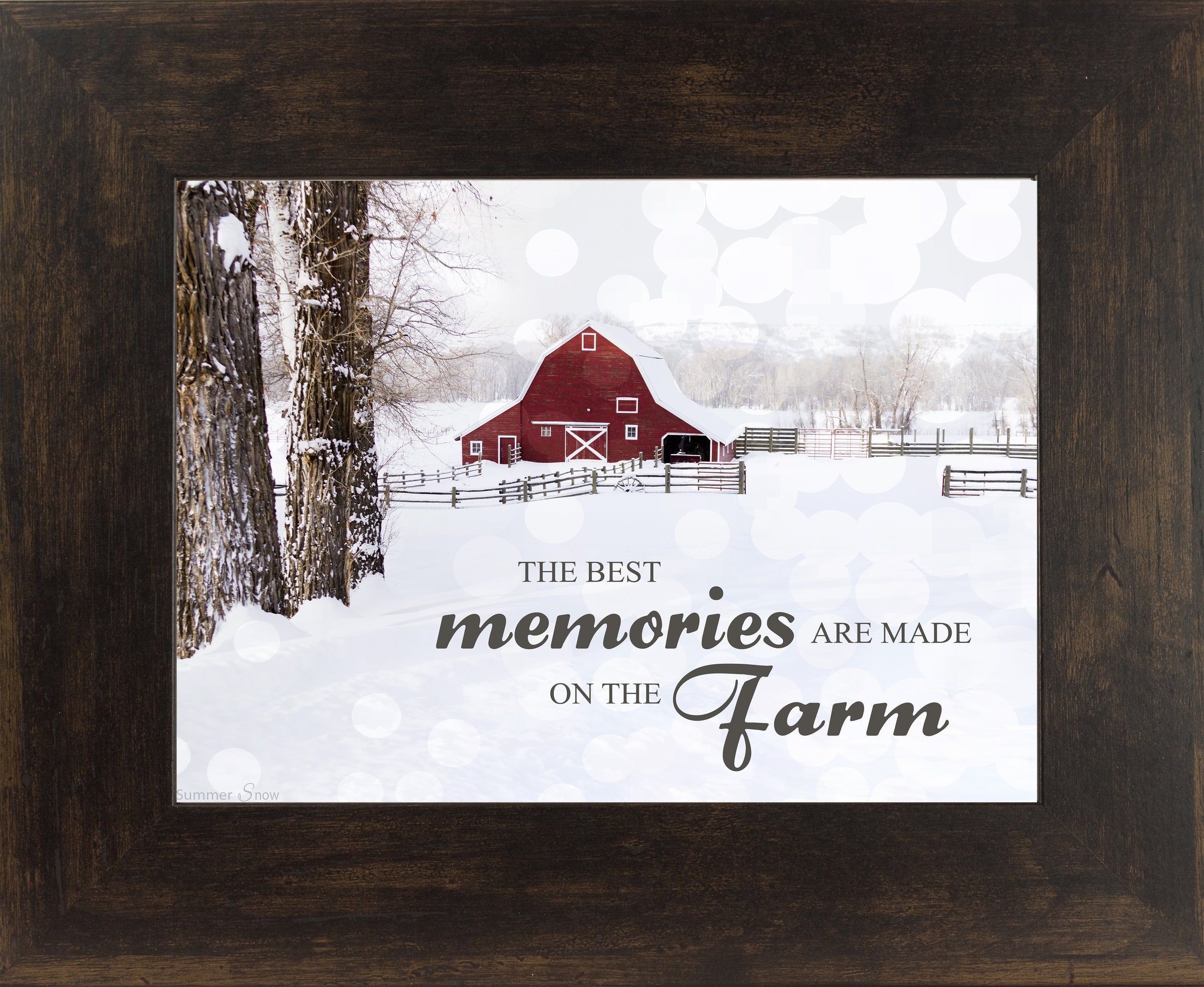 The Best Memories are Made on the Farm SSA124 - Summer Snow Art