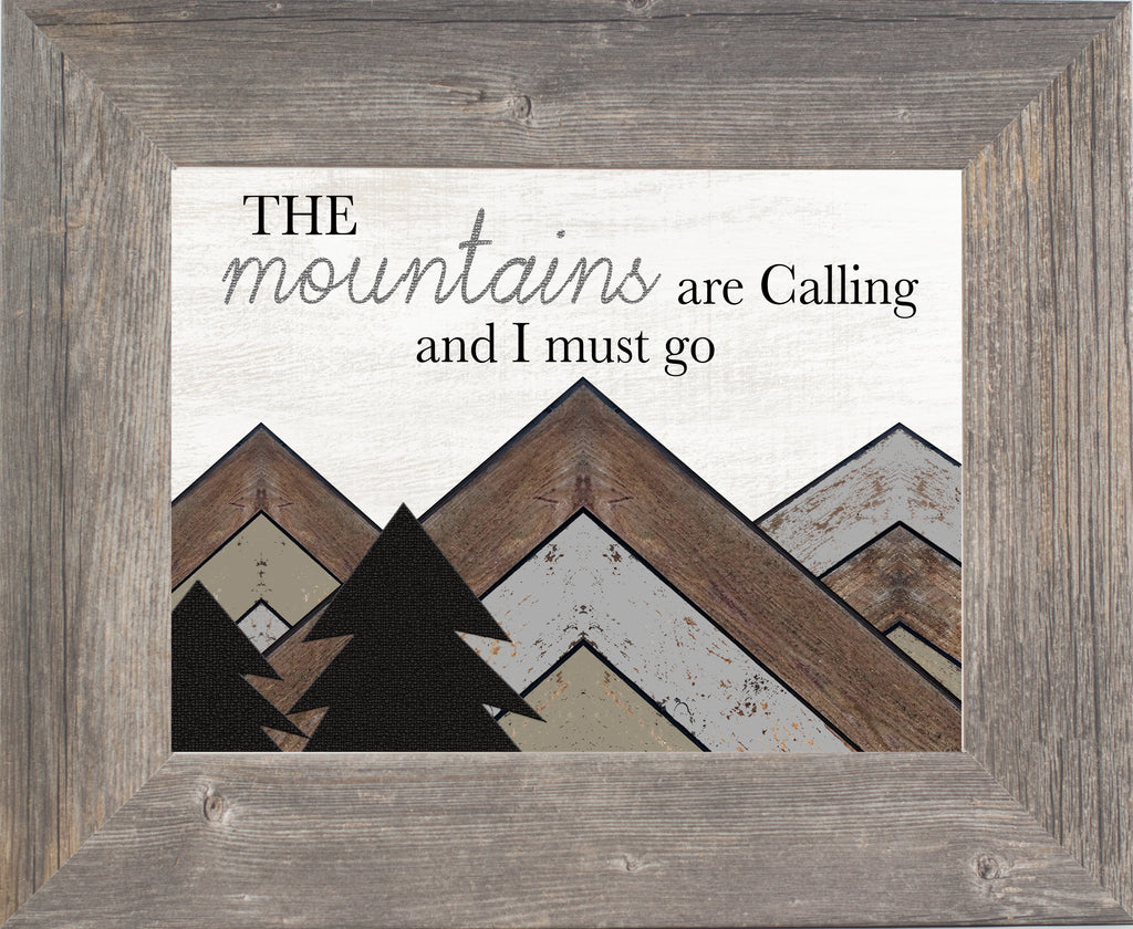 The Mountains are Calling and I Must Go SSA158 - Summer Snow Art