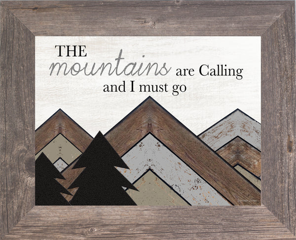The Mountains are Calling and I Must Go SSA158 - Summer Snow Art