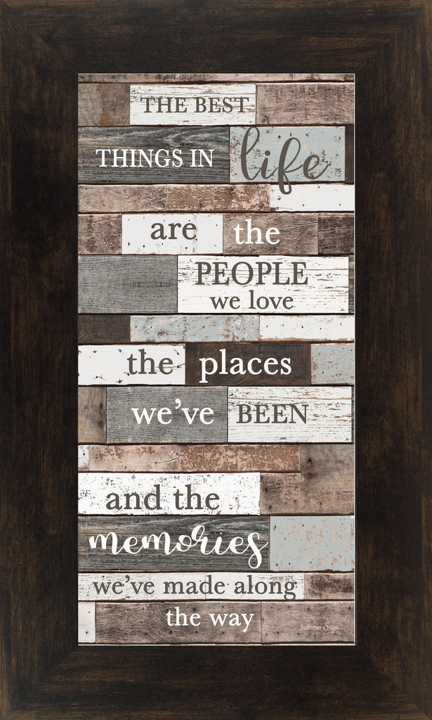 The Best Things in Life grey/brown  SSA1599 - Summer Snow Art