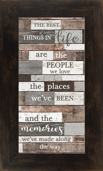 The Best Things in Life grey/brown  SSA1599 - Summer Snow Art
