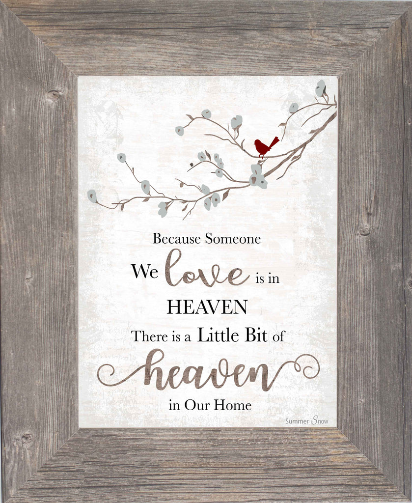 Because Someone We Love is in Heaven SSA193 - Summer Snow Art
