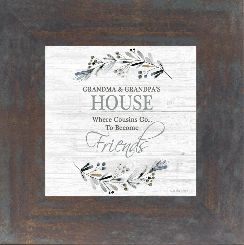 Grandma and Grandpa's House SSA593 - Summer Snow Art