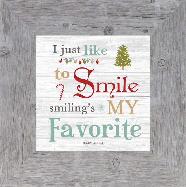 I Just Like to Smile Buddy the Elf SSA597 - Summer Snow Art