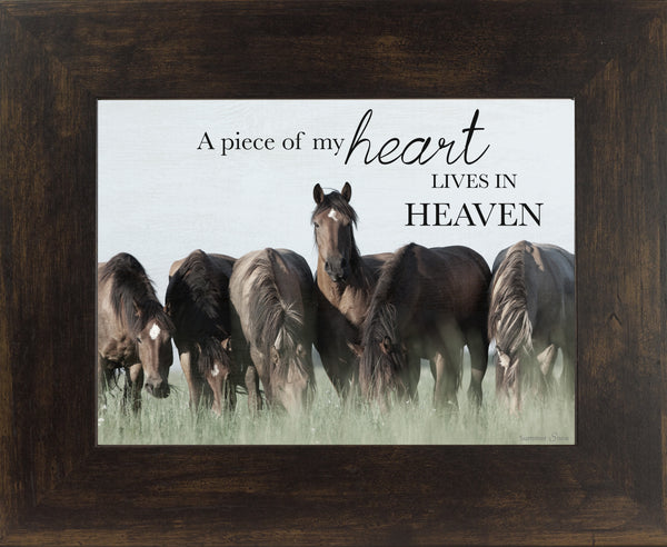 A Piece of My Heart Lives in Heaven horse SSW9838 - Summer Snow Art