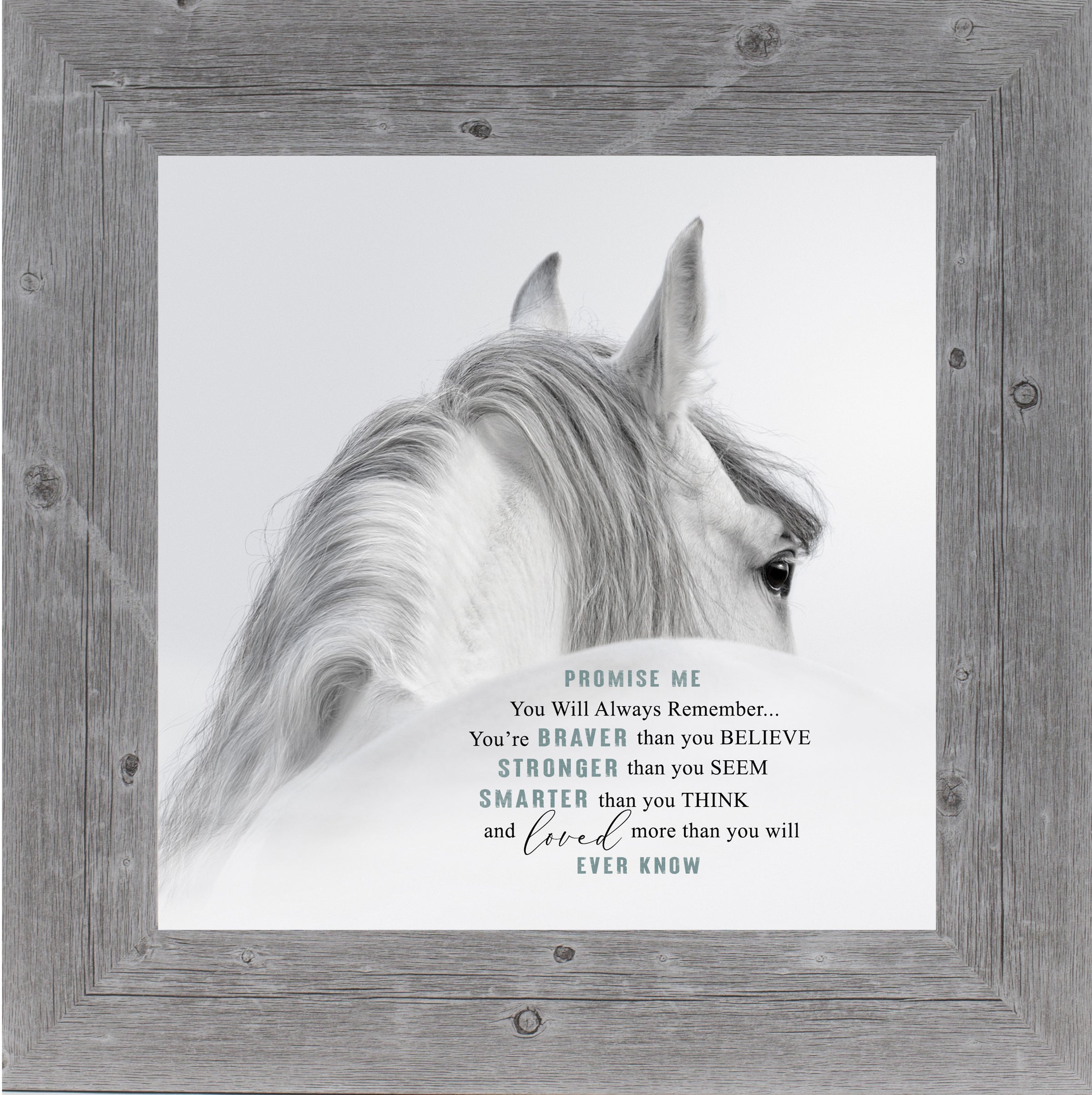 Promise Me White Horse by Summer Snow SW75