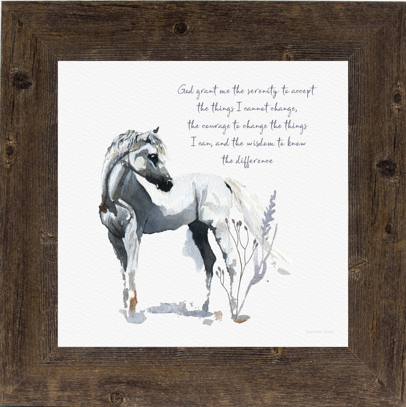 Serenity Prayer horse by Summer Snow W9