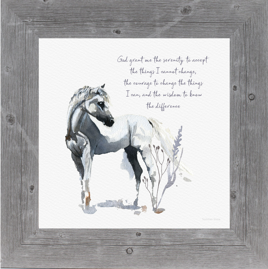 Serenity Prayer horse by Summer Snow W9